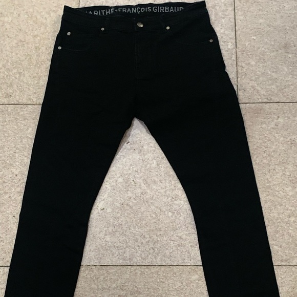 Marithe Francois Girbaud Slim Fit Denim Jeans (Black) - Picture 13 of 16